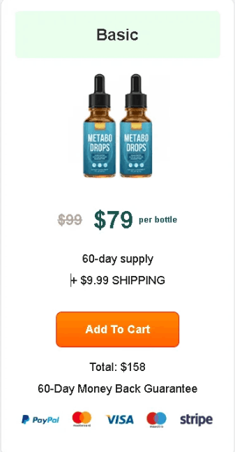 Metabodrop  package